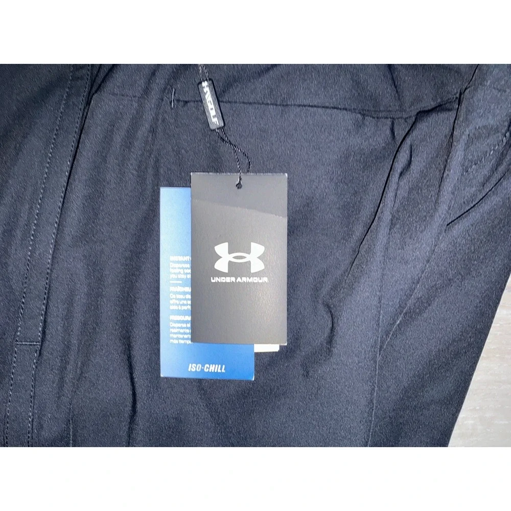 Under Armour Mens Iso Chill Taper Golf Pants‎ Black Size 36 X 34 New With Tags